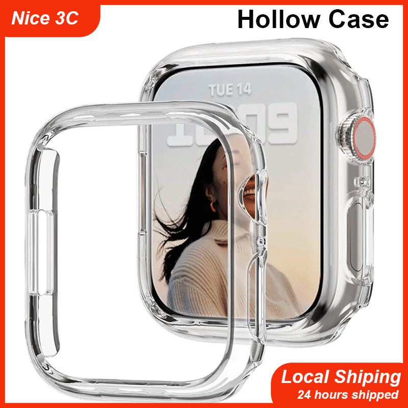 เคส Apple Watch 46mm 41mm 44mm 40mm 42mm 38mm เคส PC Protector สำหรับ Apple Watch Series 10 9 8 7 SE