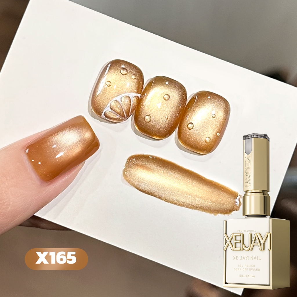 สีทาเล็บเจล สีเงาสวย สีเจลซีรีล็อคแคนดี้แคทอาย 6 สี (แยกขวดได้) ติดทนนาน สินค้าคุณภาพดี ขนาด 15 ml.