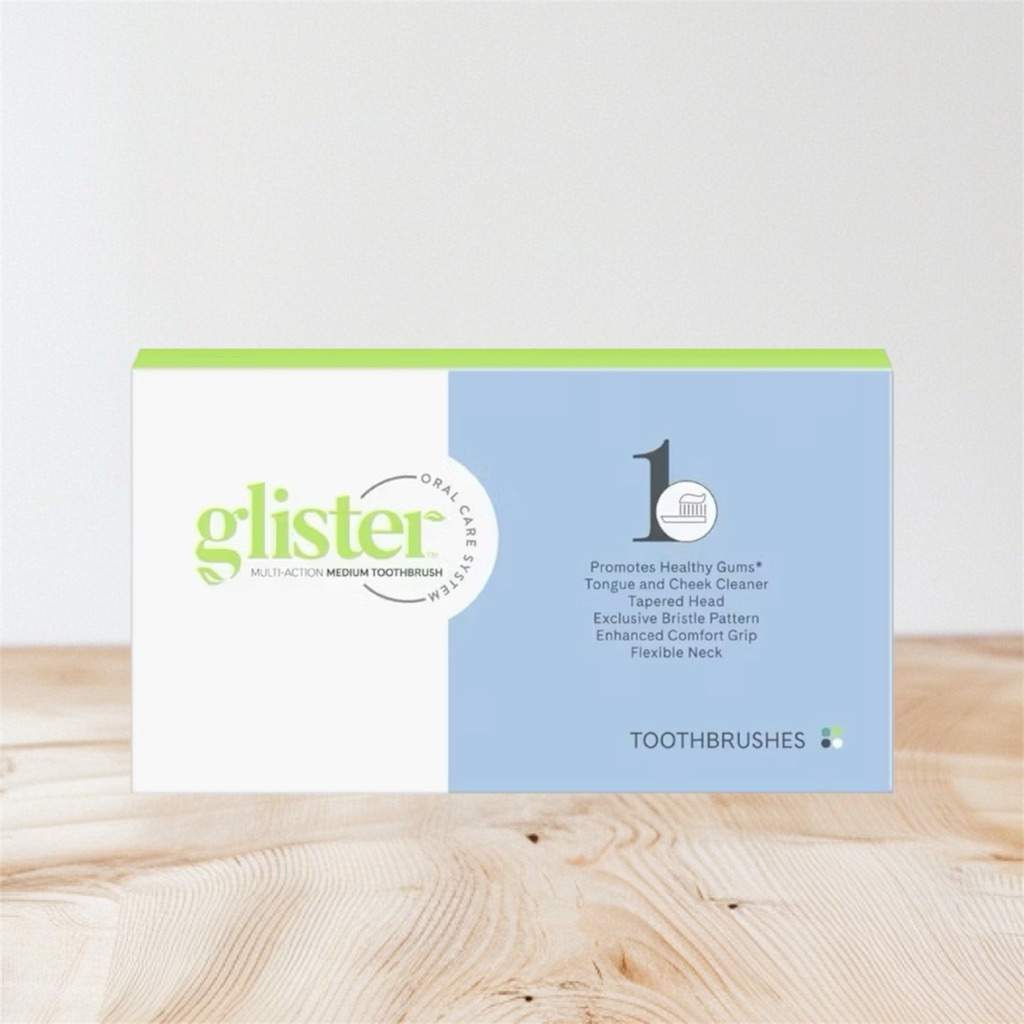 แปรงสีฟันกลิสเทอร์ GLISTER Advanced New Toothbrush – 4 Pcs