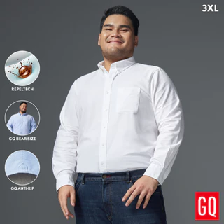 GQ Bear Size Oxford Shirt™ เสื้อเชิ้ตออกซ์ฟอร์ดไซซ์ใหญ่ สไตล์คลาสสิก (plus size)