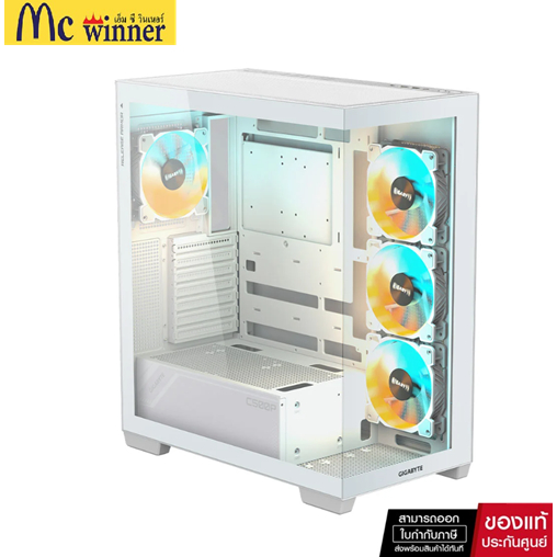 CASE (เคส) GIGABYTE C500 PANORAMIC STEALTH ICE (ATX) ของแท้ศูนย์ไทย
