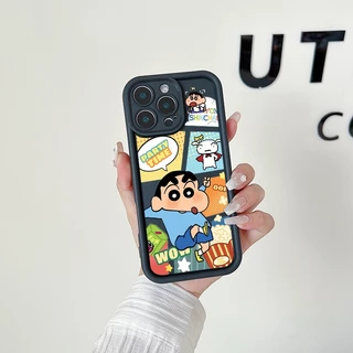 น่ารักจัง Crayon Shin-chan เคส Vivo Y17/Y12/Y15/Y11/Y12i Y17s/Y28 5G Y20/Y20i/Y20s Y11S/Y12S Y50/Y30/Y30i Y17/Y12