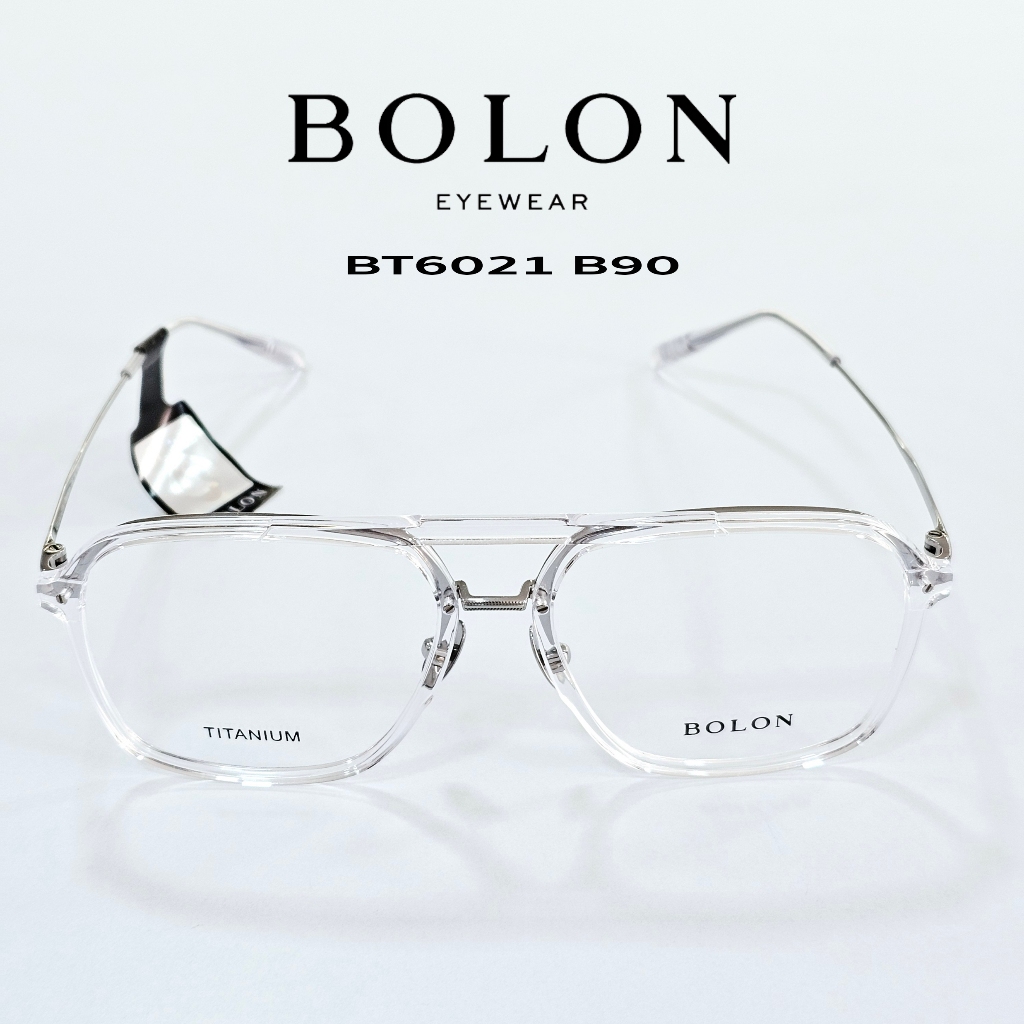 กรอบแว่นตา BOLON แท้ 100% รุ่น BT6021 B90 ขนาด 54-16-148 C2