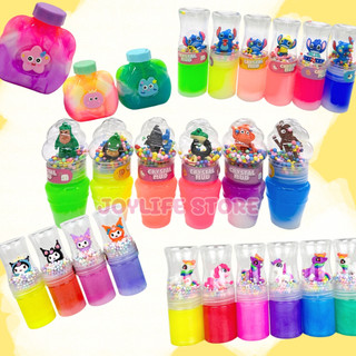 สไลม์ พร้อมตุ๊กตา (1ขวด) สลาม การ์ตูน ของเล่นเด็ก Slime ทุงทุง