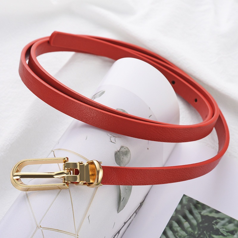 COD❤️เข็มขัดหนังบางมัลติฟังก์ชั่นปรับได้ระดับไฮเอนด์เครื่องประดับแฟชั่นสำหรับผู้หญิง-a.one - รูปที่ 3