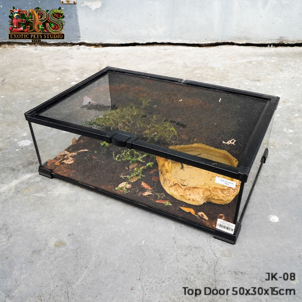 ตู้เลี้ยงสัตว์ ตู้กระจก รุ่น Top Door เปิดฝาด้านบน มี10 ขนาด ตู้ปลา ตู้เลี้ยงแมลง ตู้เลี้ยงงู ตู้เลี้ยงสัตว์เลื้อยคลาน