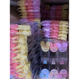 G015 กิ๊บดำ กระปุกคละสี 12 ชิ้น