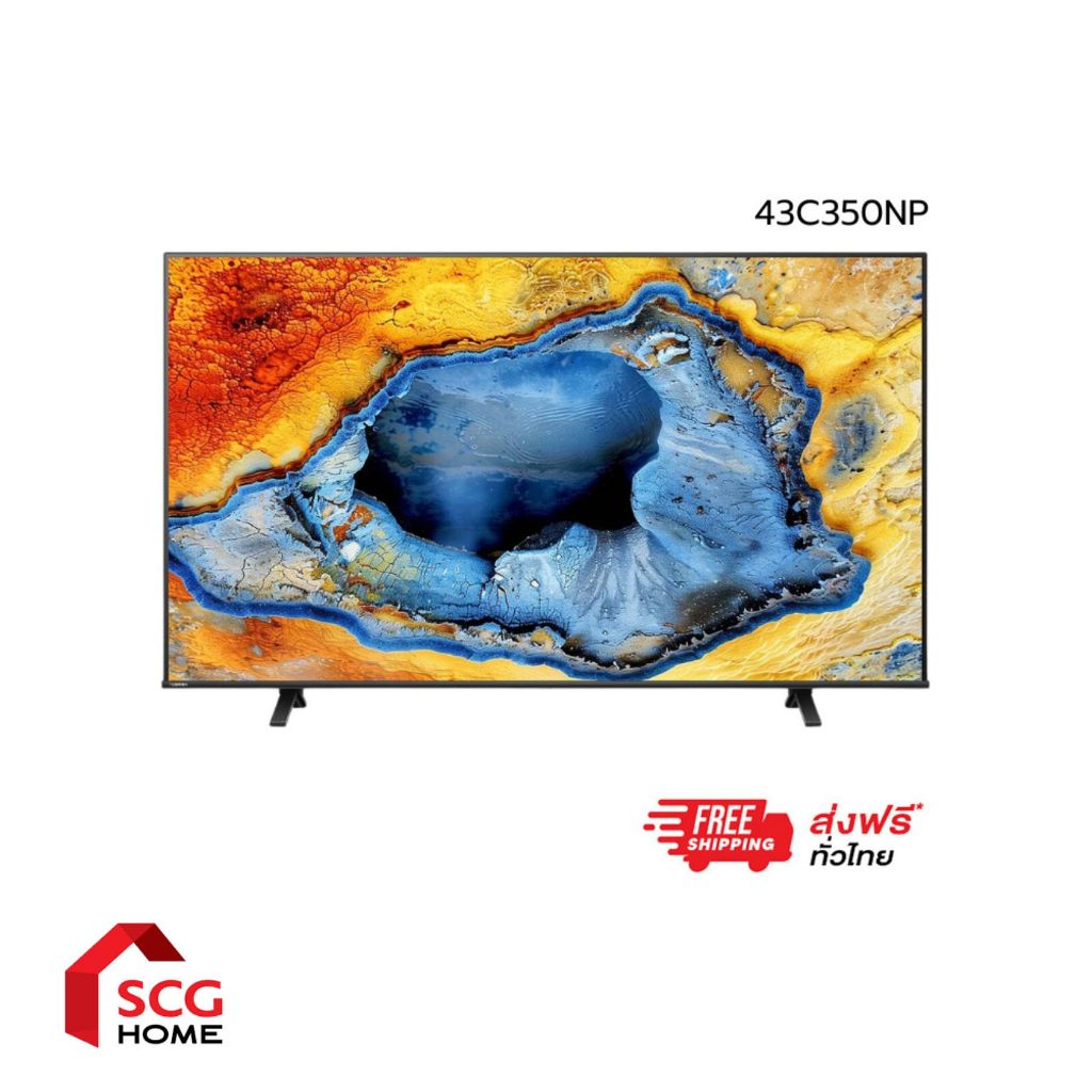 พร้อมส่ง Toshiba TV 43C350NP ทีวี 43 นิ้ว LED Google TV 4K UHD LED รุ่น 43C350NP