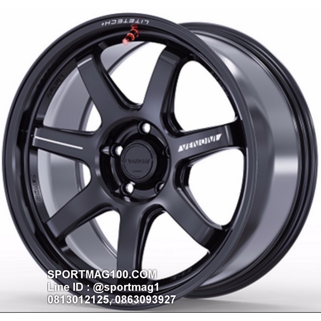 ล้อแม็กซ์ Lenso VT7 LITETECH+ ขอบ18นิ้ว 5รู114 สีดำด้าน กว้าง8.5นิ้ว Offset35 [22190]