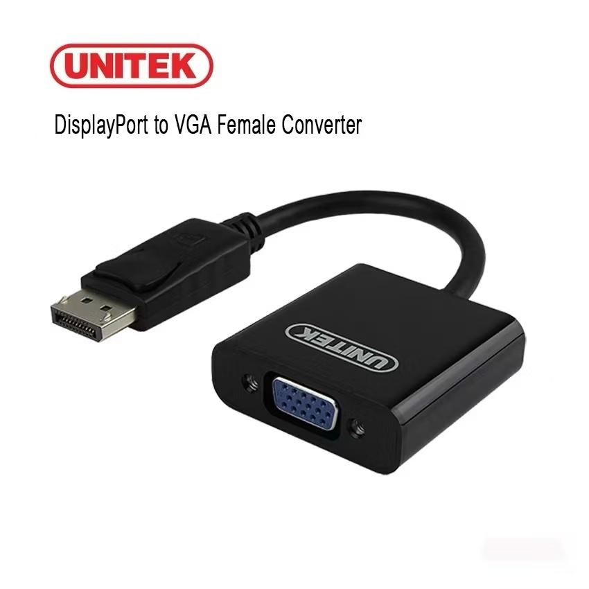 Unitek DisplayPort to VGA Adapter แปลงสัญญาณ Display Port เป็น VGA / DP TO VGA