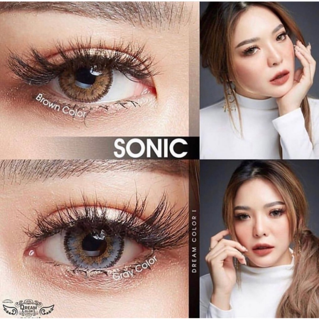 Sonic Gray / Brown [-50ถึง-1000] By Dreamcolor1 คอนแทคเลนส์