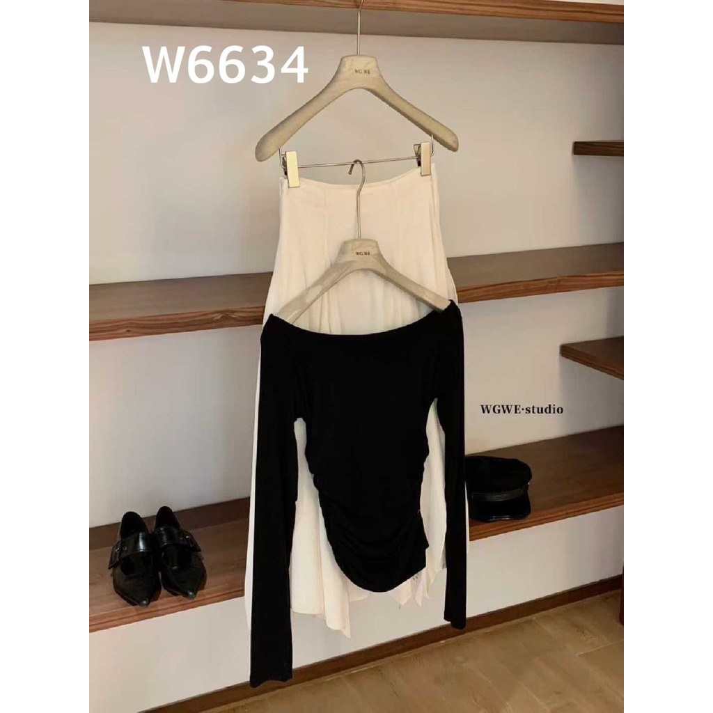W6634 เสืัอแขนยาว Tag🇰🇷🛍️WGWE - รูปที่ 6