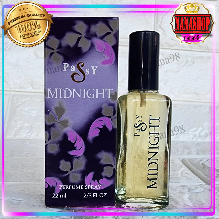 💥ส่งฟรี มีราคาส่ง น้ำหอม แพซซี่ มิดไนท์ PASSY MIDNIGHT PERFUME SPRAY แพซซี่ เพอร์ฟูม สเปรย์ 22 ml.กล่องม่วง
