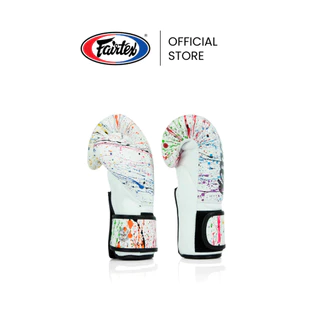 Fairtex นวมชกมวย BGV14 Painter นวมมวยหนังไมโครไฟเบอร์ ทนทาน เบา นวมต่อยมวยสำหรับฝึกซ้อมหรือแข่งขัน | Boxing Gloves