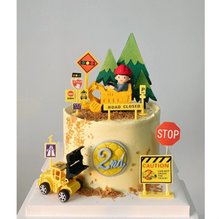 โมเดลรถก่อสร้าง โมเดลรถขุดถนน โมเดลป้ายจราจร โมเดลรถ โมเดลแต…