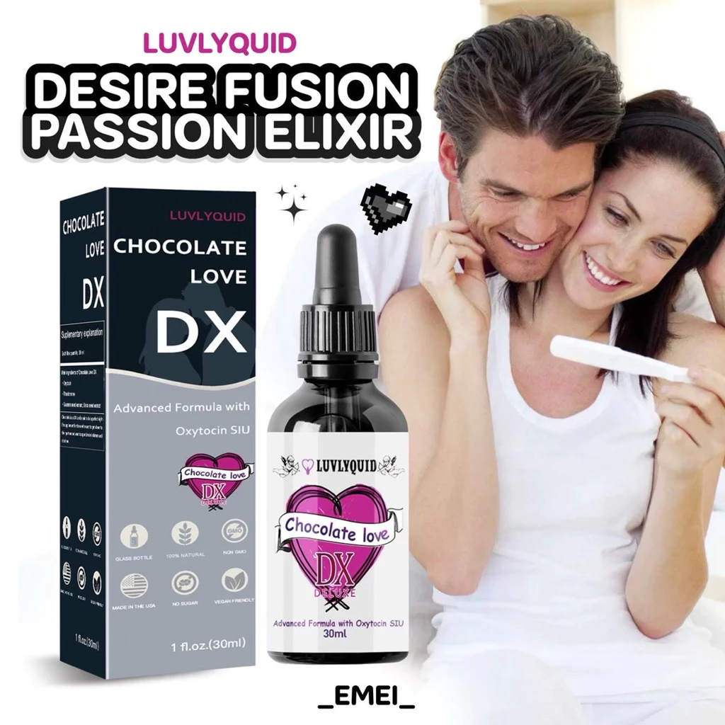 CHOCOLATE LOVE DX ปล่อยอารมณ์ผู้หญิงแบบกิน ใช้ได้ทั้งขายและหญิง [สินค้าไม่ระบุหน้ากล่อง] พร้อมส่งในไทย 30ml