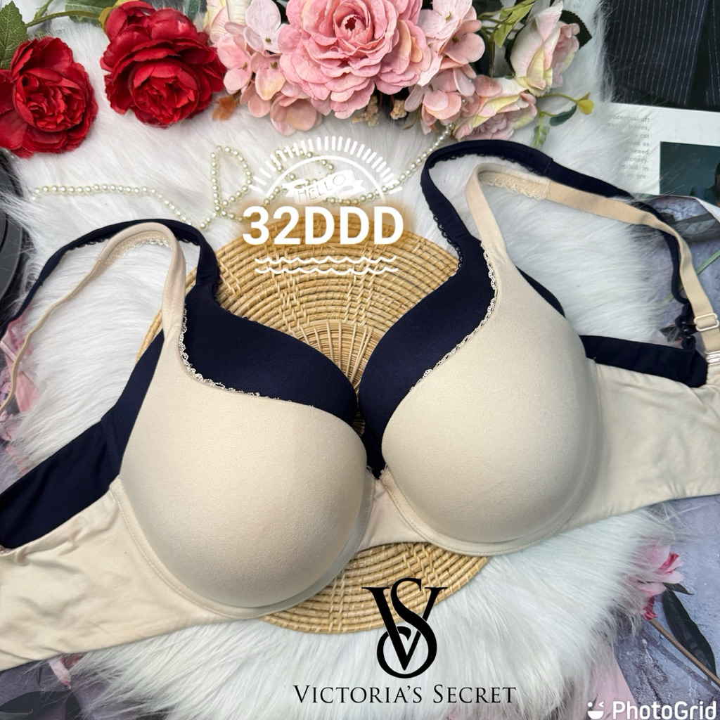 Victoria’s Secret ใหม่มาก 32DDD/32F ฟองกลาง สะอาด