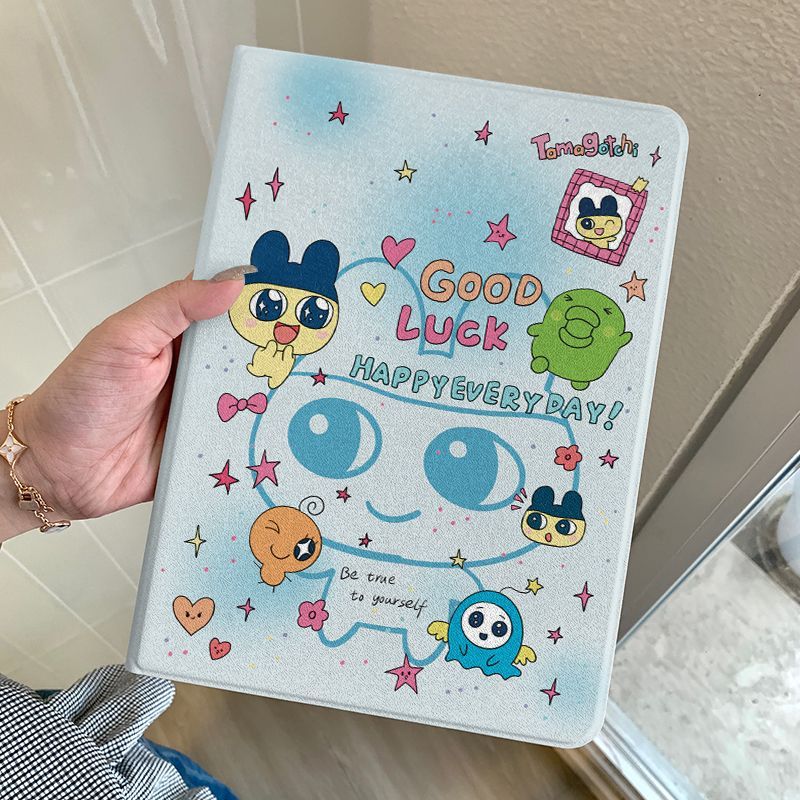 เคสไอแพด วัสดุTPU Pro11 Gen9 มีช่องใส่ปากกา Tamagotchi สำหรับ iPad Gen10 Air6 13 Mini6