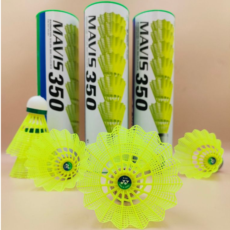 ลูกแบดมินตัน พลาสติก YONEX MAVIS 350 (SLOW) ฝาสีเขียว