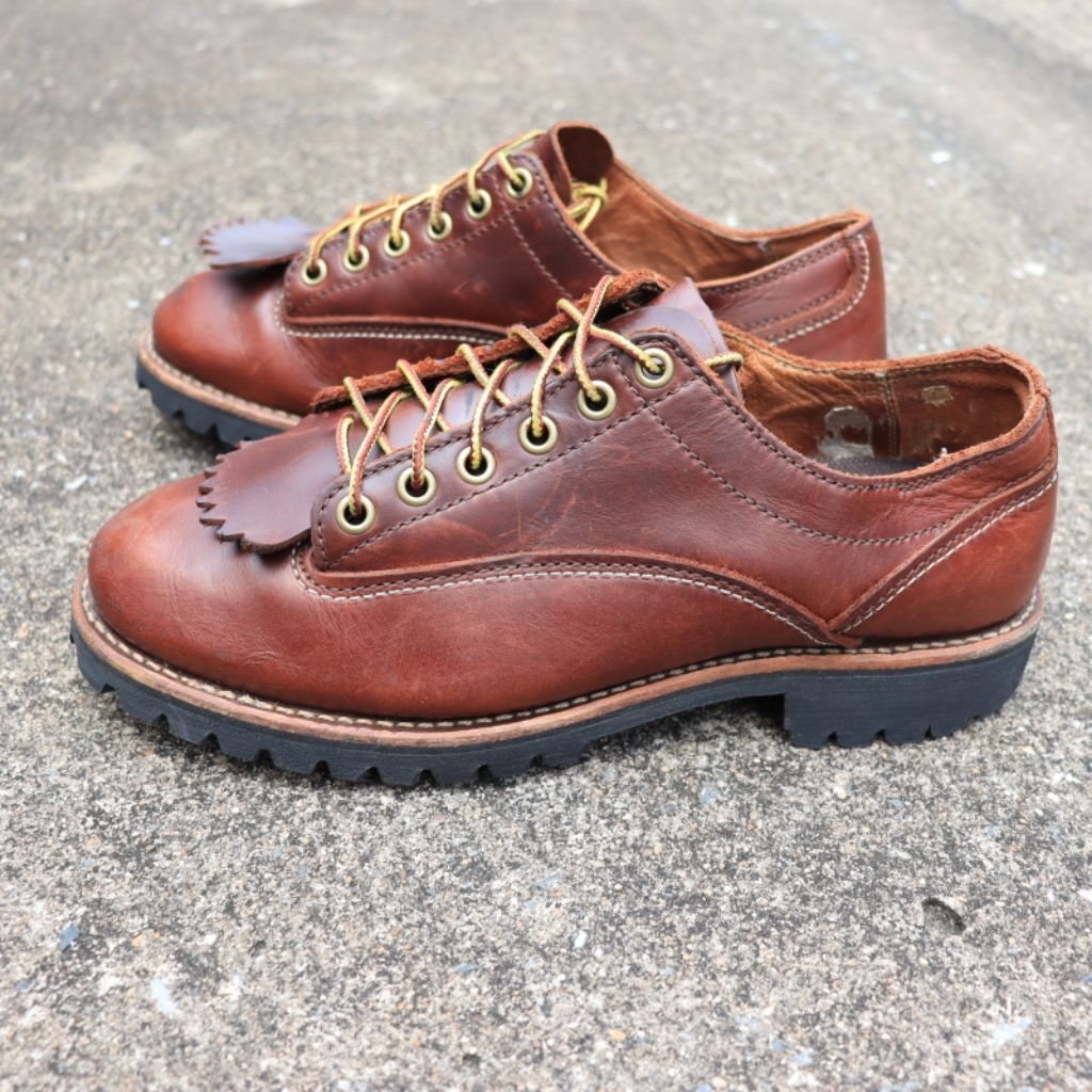 ส่งฟรี 8.5Us 26.5cm รองเท้า Hawkins Est.1850 Oxford Shoes | หนังแท้ 🇬🇧