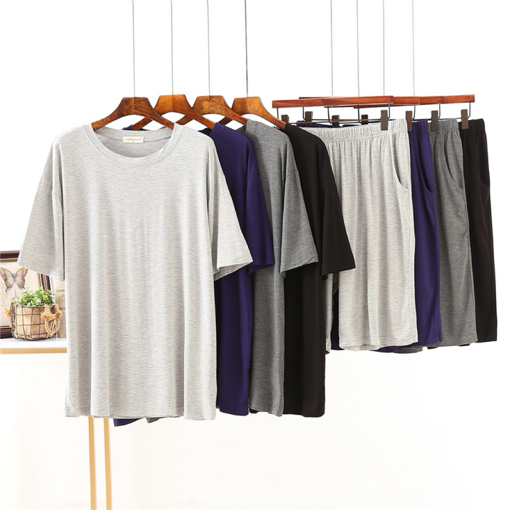 ชุดนอนผู้ชาย/ ผู้หญิงUnisexผ้าModal Cotton เย็นสบาย เเห้งไวระบายอากาศได้ดี  Mw051