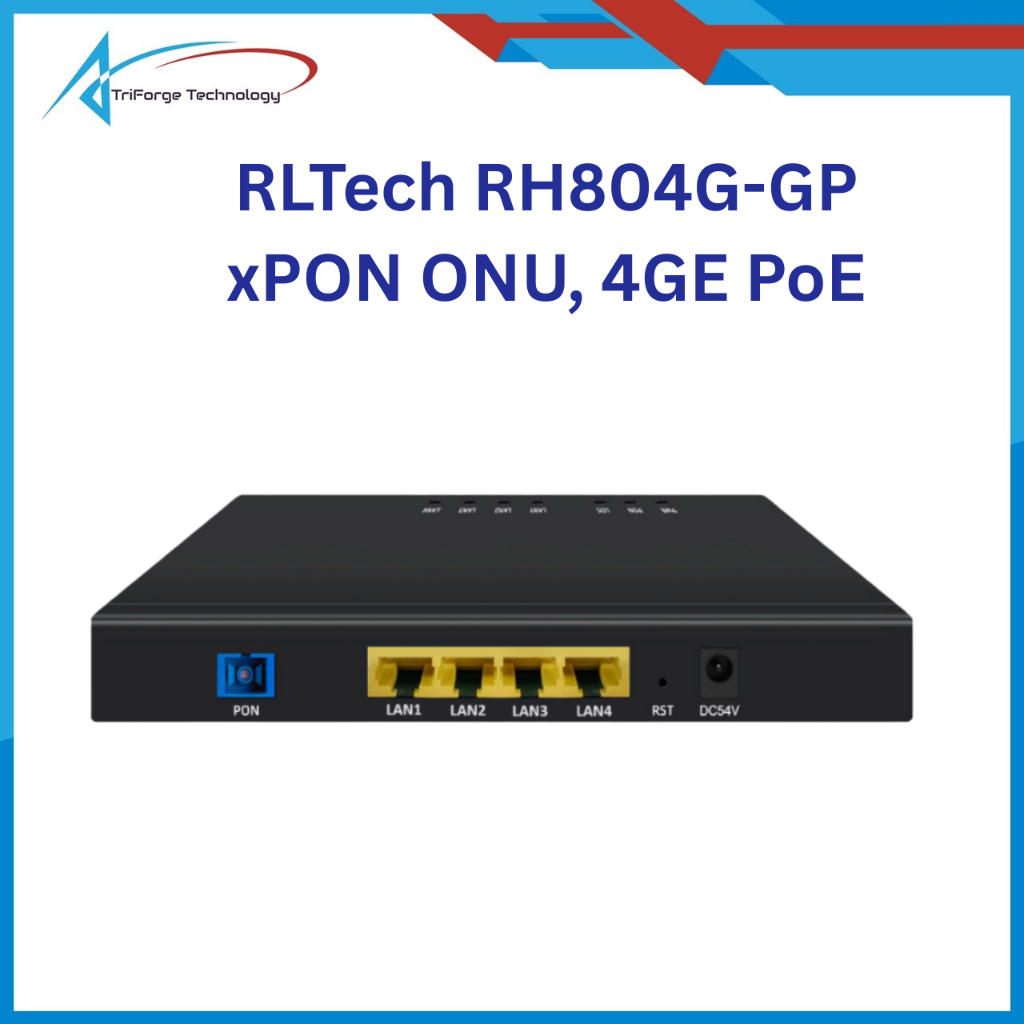 RLTech RH804G-GP xPON ONU, 4GE PoE