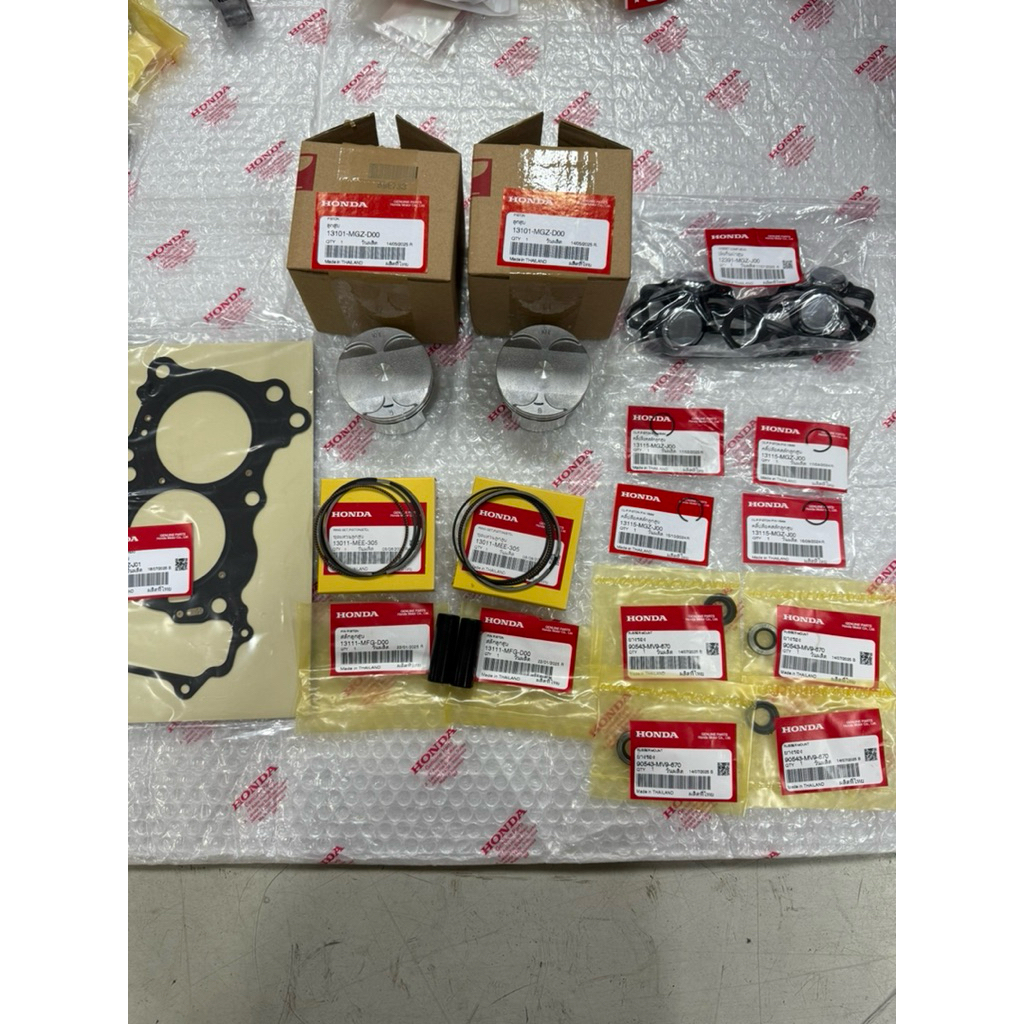 ชุดฝาเครื่องโอฮอลเครื่อง /ชุด โอฮอลเครื่อง CB500F / CB500X / CBR500R ปี13-25 ของแท้ตรงรุ่นเบิกศูนย์