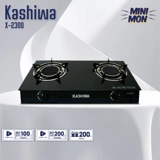 Kashiwa เตาแก๊สหัวคู่ รุ่น X-2200 X-2300 X-2400 X-2500 X-2501 X-2600 หน้ากระจกนิรภัย