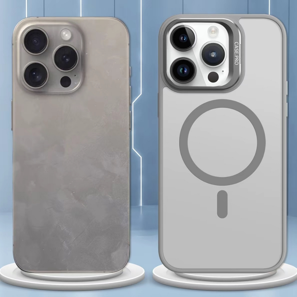 เคสอะคริลิค กันเลนส์กล้อง กล้องเงา เคสชาร์จได้ สำหรับ for iPhone 11/12/13/14/15/Pro/max 15Promax；14Promax；13Promax รูปที่ 3