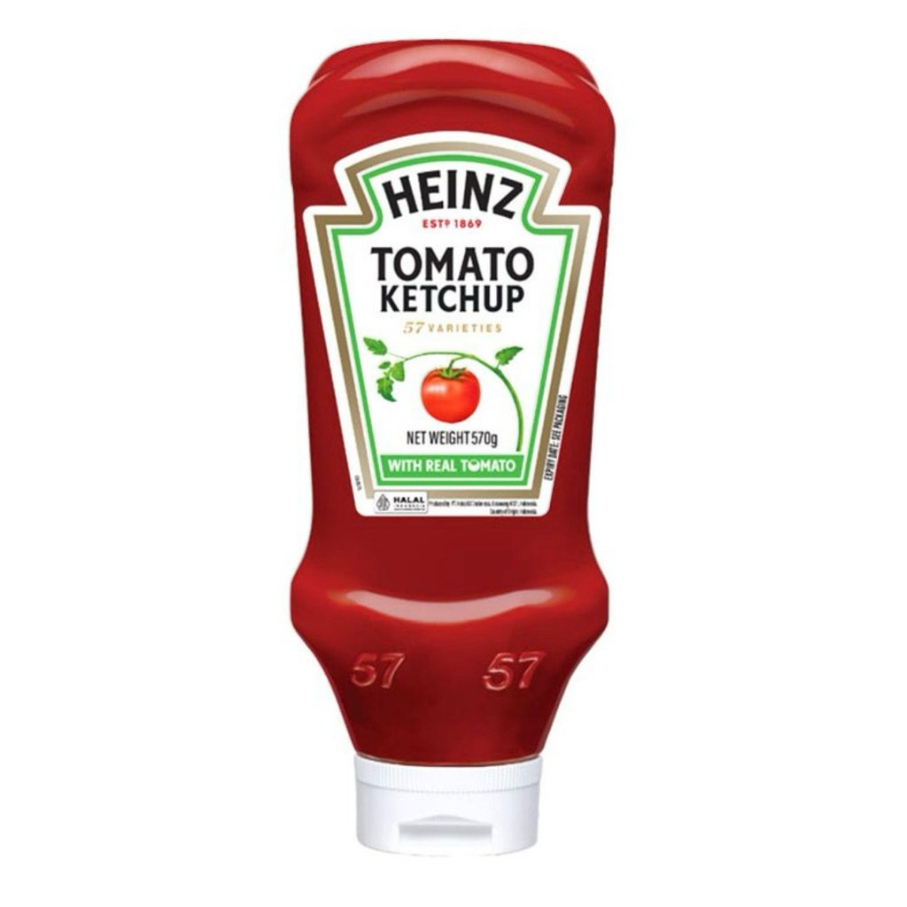 Heinz ไฮนซ์ Tomato Ketchup ซอสมะเขือเทศ 570 กรัม มะเขือเทศ