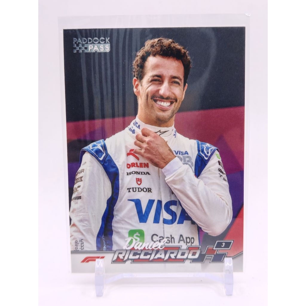 การ์ด f1 topps paddock pass 2024 daniel ricciardo