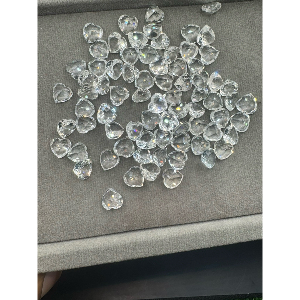 12 X 10 mm ,8.2x9.3mm,6x4mm,5x7mm,6x8 1pc Egg Gemstone White Topas Clear Color White Topaz Egg Shape