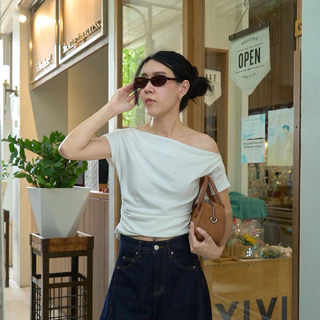 Simplestyle.byd Off Shoulder Top เสื้อปาดไหล่ เสื้อเปิดไหล่