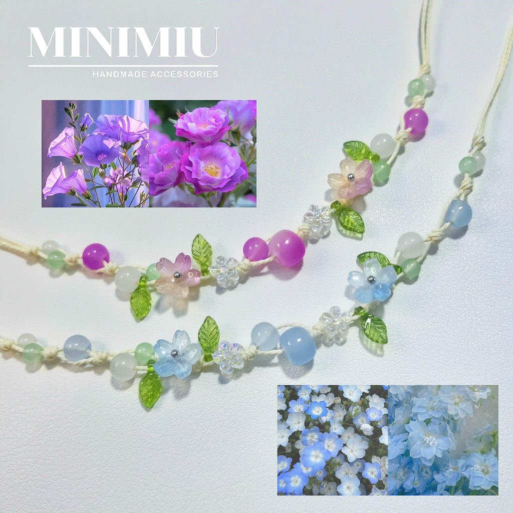 Morning Dew Cord Bracelet : กำไลเชือกดอกไม้