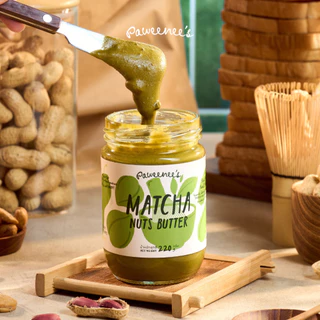 เนยถั่วรวม Matcha Nuts Butter รสมัทฉะ ขนาด 220 g. | Paweenee’s