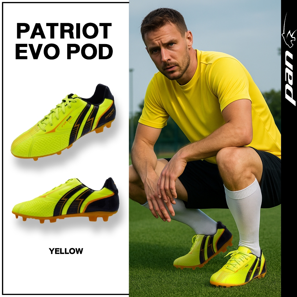 PAN Collection รองเท้าฟุตบอล FB Shoes PatriotEvoPod S PF15BD YA/WG/SB (650)