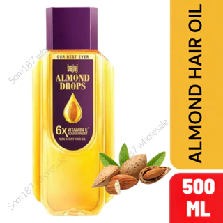 Bajaj Almond Drops น้ำมันใส่ผม บำรุงผม ขายดีอันดับ 1 ในอินเดีย ขนาด 675/500มล