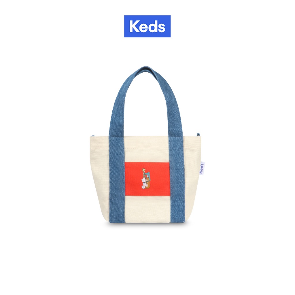 KEDS กระเป๋า รุ่น THE KEDS MINI BAG X SSKTMMEE สีครีม/ สียีนส์ ( F25ACB06013 )