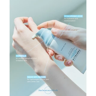 [ Setคู่ ] SKIN1004 Madagascar Centella Hyalu-Cica Water-Fit Sun Serum SPF50+ PA++++ 50 ml