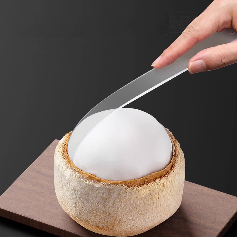 LOCAPIN มีดตักกะทิไอเทมต้องมี คว้านเนื้อมะพร้าวเป็นลูกกลมได้พอดี ใช้ง่าย ไม่เปลือง ไม่หักง่าย