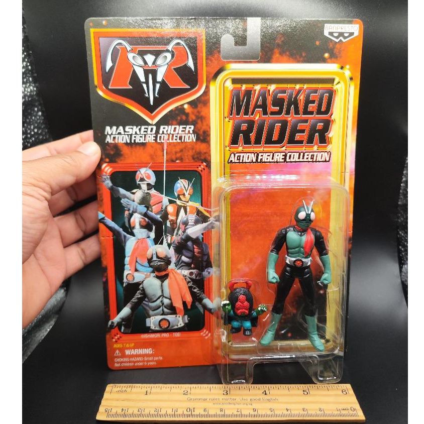 ไอ้มดแดง วี 1  Mask Kamen Rider No.1  V1 Banpresto 1998 Mini figure Showa คาเมนไรเดอร์  3.5" ฟิกเกอร