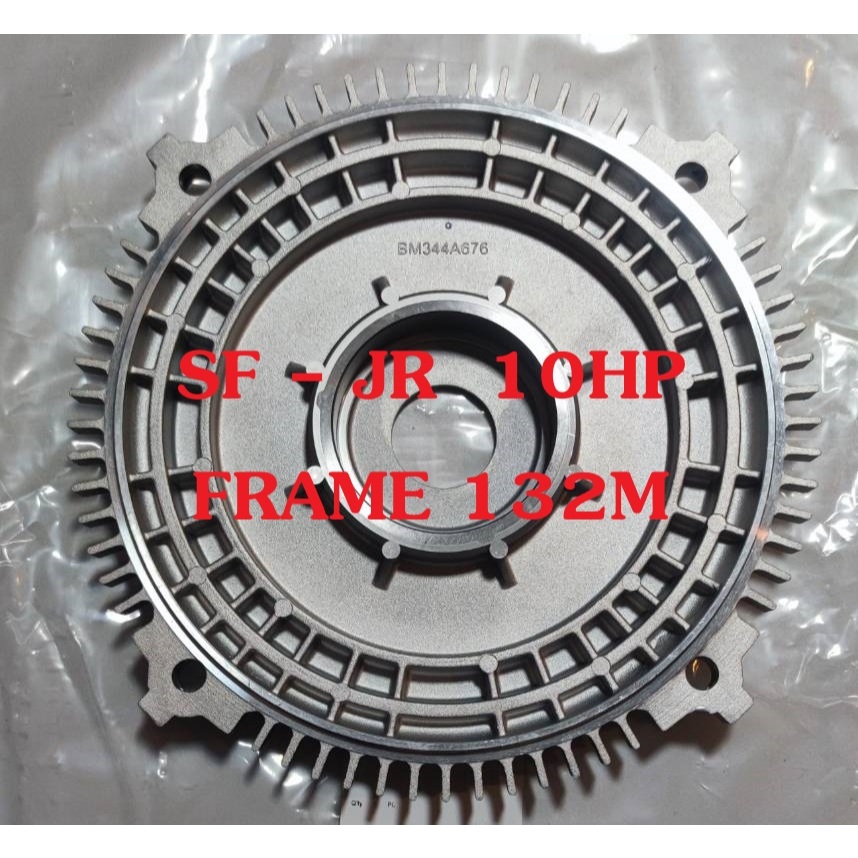 ฝาปิดมอเตอร์ (หลัง) สำหรับมอเตอร์ รุ่น SF - JR  ขนาด 10HP แบบ FRAME 132M แท้เบิกศูนย์