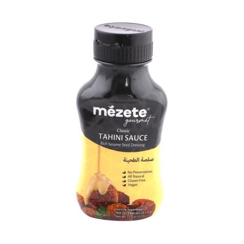 Mezete Classic 315g Tahini Sauce Traditional Middle Eastern Recipe ซอส ทาฮินี สูตรตะวันออกกลางแบบดั้
