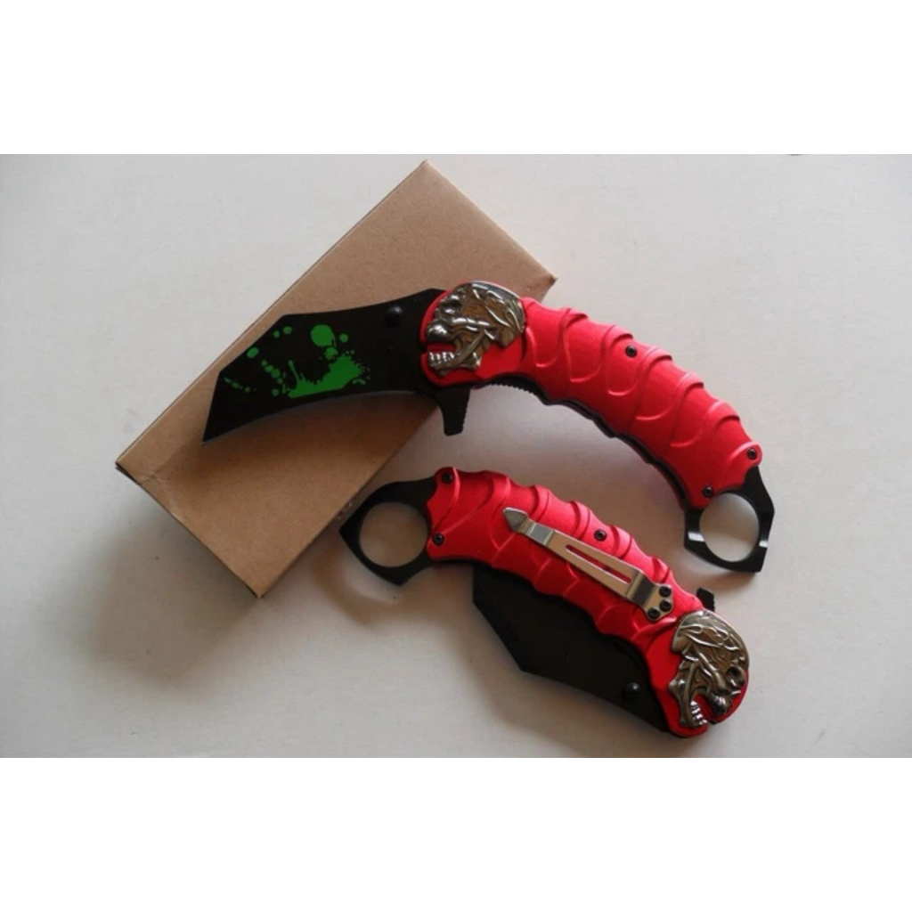 💀  Z-HUNTER Skull Karambit Klaw Knife No.ZB058