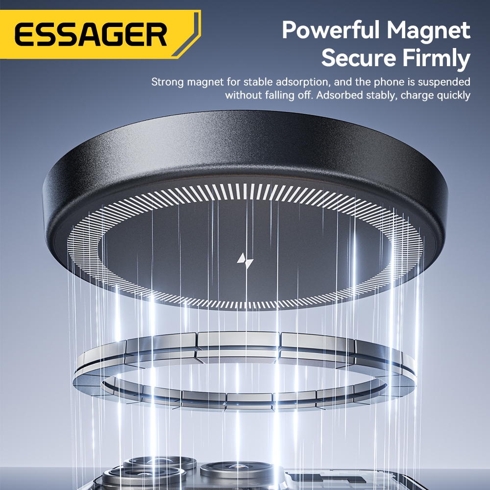 Essager 15W เครื่องชาร์จไร้สายเดสก์ท็อป 4-in-1 รูปที่ 5
