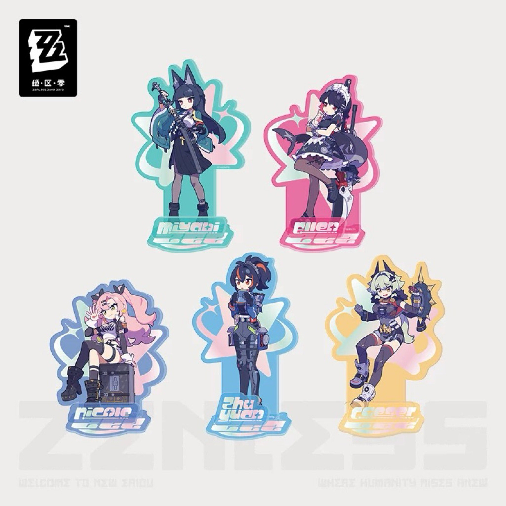 [พร้อมส่ง] official แท้ Miyabi/Zhuyuan/Ellen ZZZ Zenless Zone Zero Mihoyo