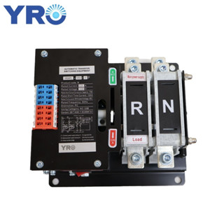 YRO-YRQ4PC-ATS 125A 2P 220V สวิตช์ควบคุมแหล่งจ่ายไฟคู่อัตโนม…