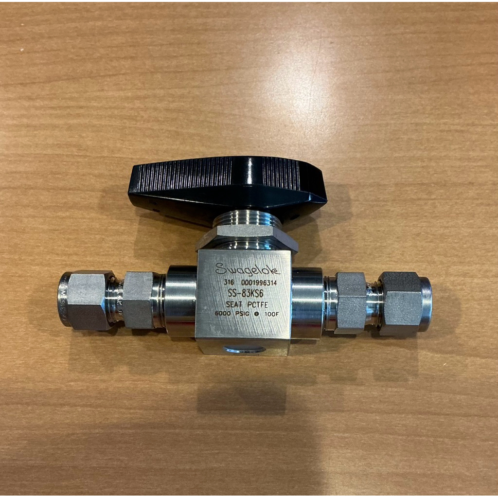 Ball Valve Size:OD.3/8“,SS316,6000PSI,(SS-83KS6)