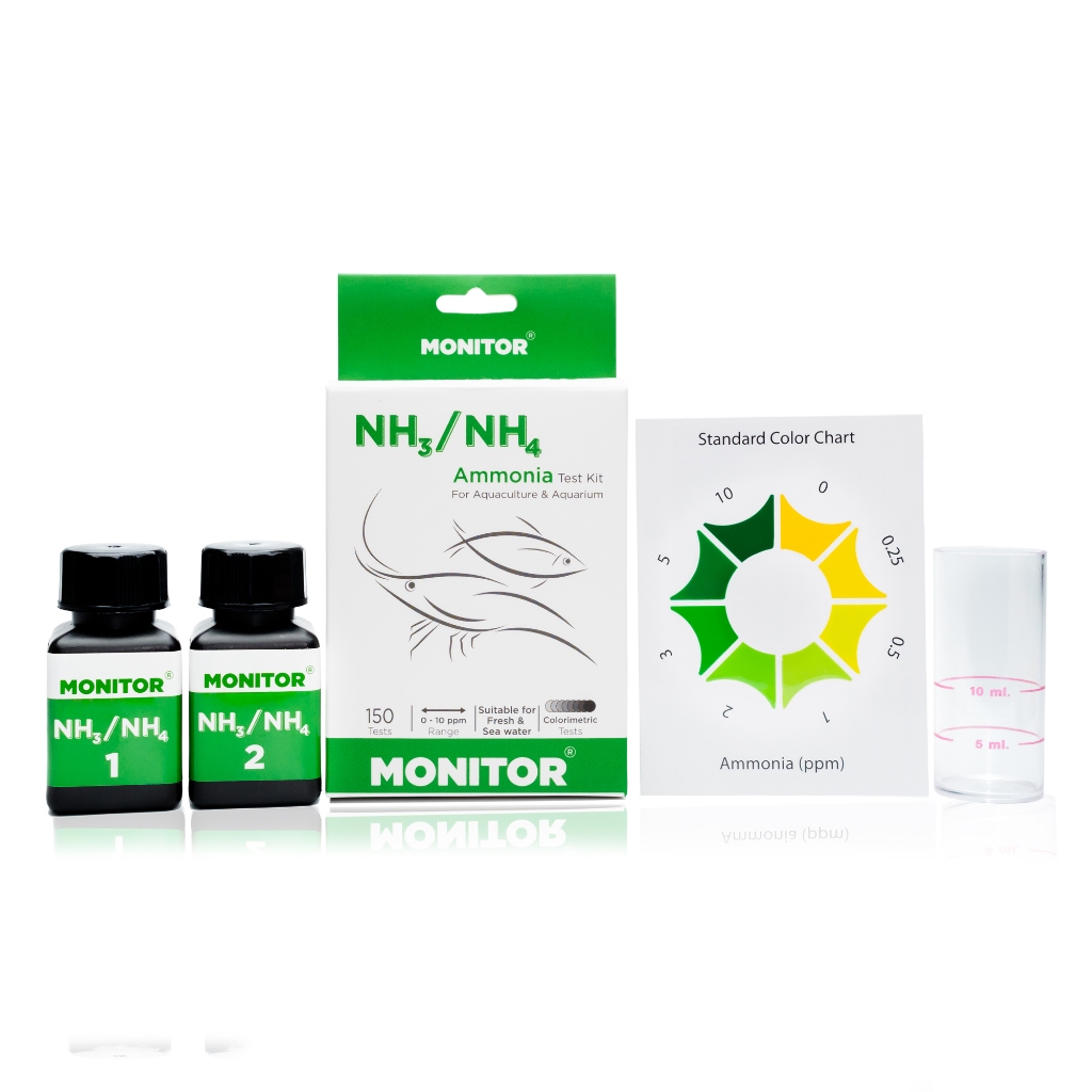 ชุดทดสอบแอมโมเนียม โมนิเตอร์เทสคิท MONITOR AMMONIUM (NH3/NH4) TEST KIT (150 Tests)