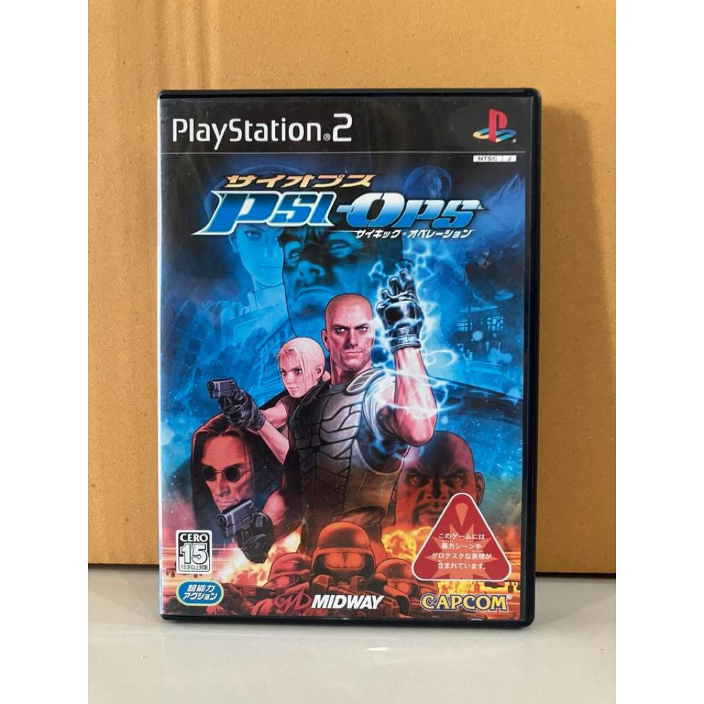 แผ่นแท้ [PS2] Psi-Ops: Psychic Operation (Japan)The Mindgate Conspiracy Psi Ops สภาพสวย